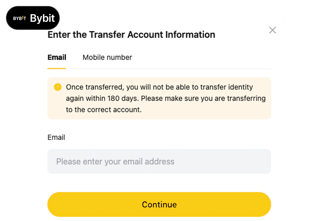 바이비트 KYC 변경방법 PC 7단계 - PaybackMyFee 계정 정보 입력