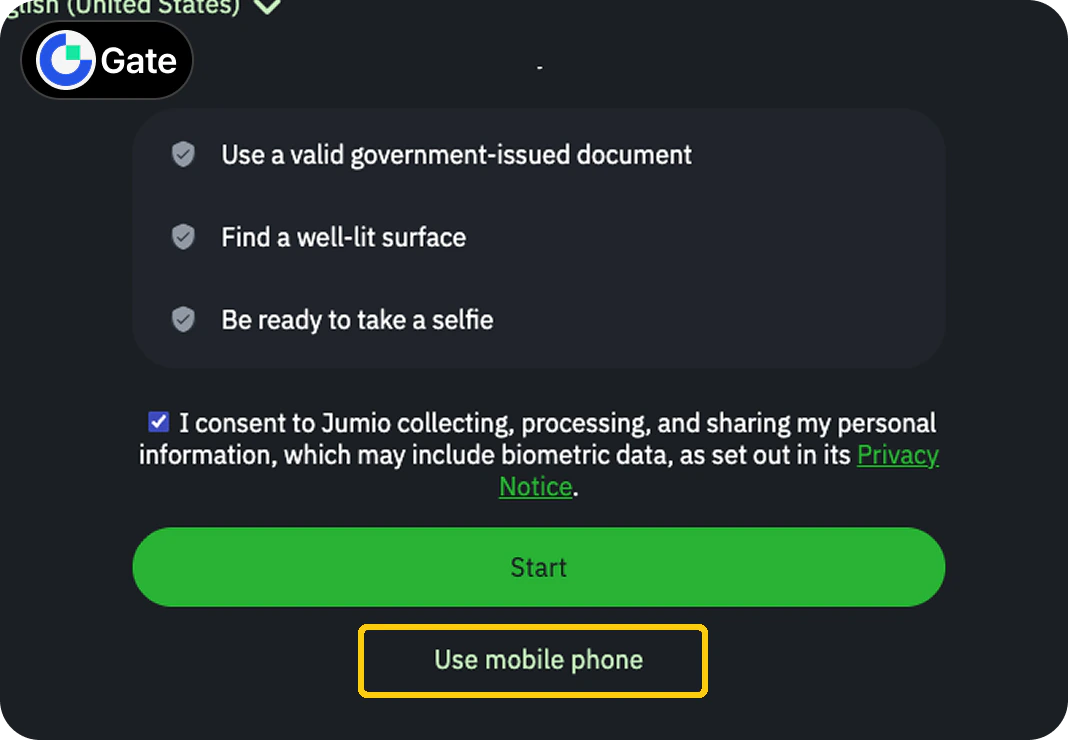 Gate KYC Verification Guide - Capture Your ID